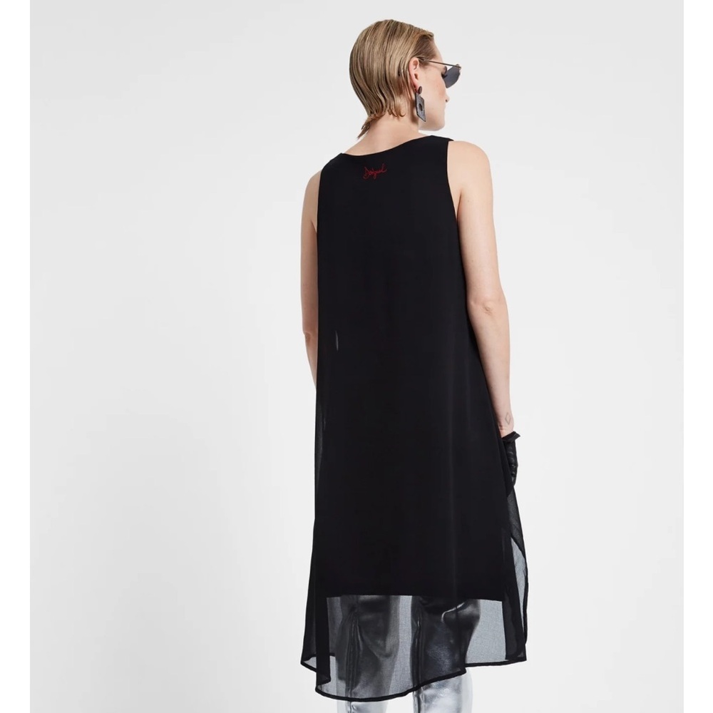 NWT- Desigual CorDoba Shift Dress. Featuring intricate floral embroider. - Picture 11 of 12